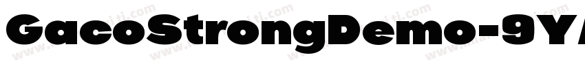 GacoStrongDemo-9YMZj字体转换