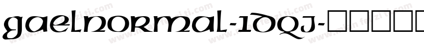 GaelNormal-1Dqj字体转换