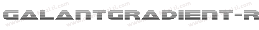 GalantGradient-Rml3字体转换