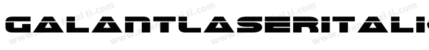 GalantLaserItalic-KrPp字体转换