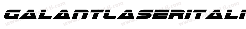 GalantLaserItalic-KrPp字体转换