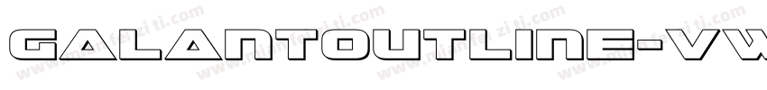 GalantOutline-vw7O字体转换
