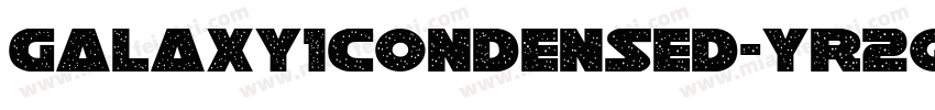 Galaxy1Condensed-YR2q字体转换