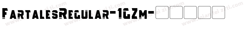 FartalesRegular-1GZm字体转换