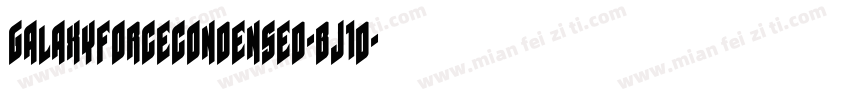GalaxyForceCondensed-BJ1d字体转换