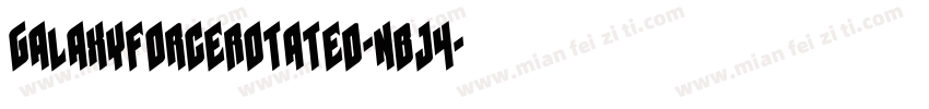 GalaxyForceRotated-nBj4字体转换