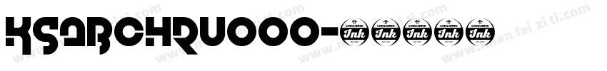 KSABCHRUOO0字体转换
