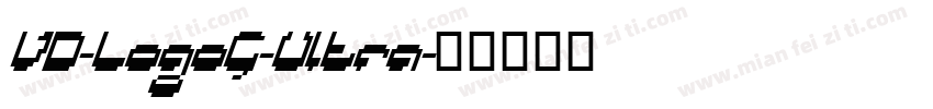 VD-LogoG-Ultra字体转换
