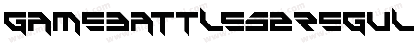 GameBattles2Regular-1vXe字体转换