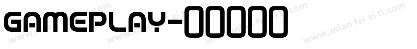 gameplay字体转换