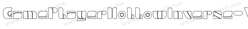 GamePlayerHollowInverse-Vwr0字体转换