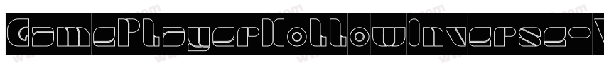GamePlayerHollowInverse-Vwr0字体转换
