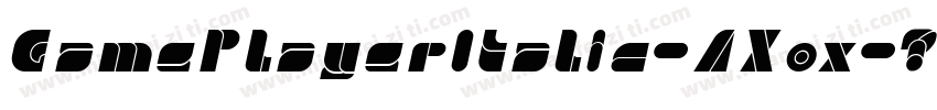 GamePlayerItalic-AXox字体转换