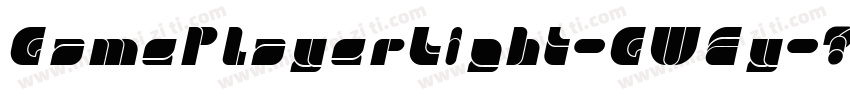 GamePlayerLight-GWEy字体转换