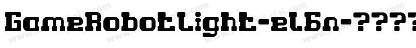 GameRobotLight-el6n字体转换