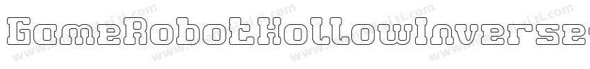 GameRobotHollowInverse-48wW字体转换