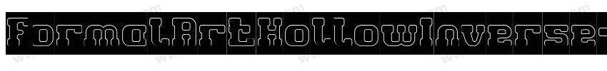 FormalArtHollowInverse-48o4字体转换