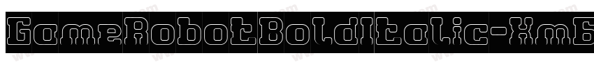 GameRobotBoldItalic-Xm6Z字体转换