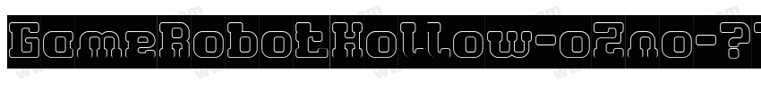 GameRobotHollow-o2no字体转换