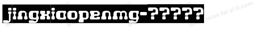 jingxiaopenmg字体转换