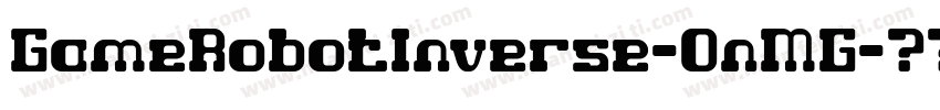 GameRobotInverse-0nMG字体转换