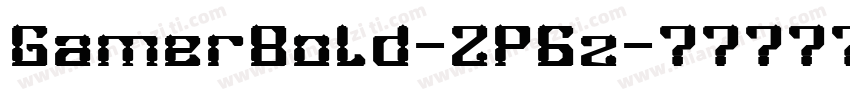 GamerBold-ZP6z字体转换