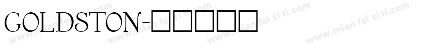 GOLDSTON字体转换