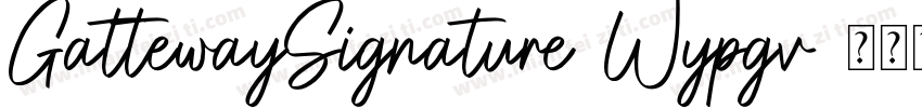 GattewaySignature-Wypgv字体转换