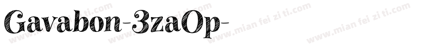 Gavabon-3zaOp字体转换