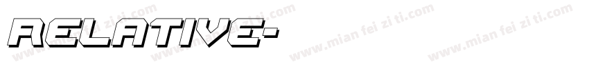 Relative字体转换