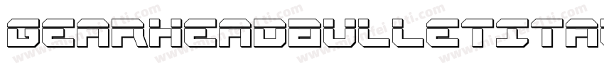 GearheadBulletItalic-gYn3字体转换