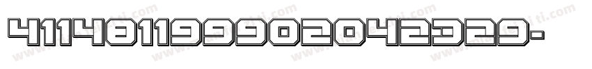411481199902042329字体转换