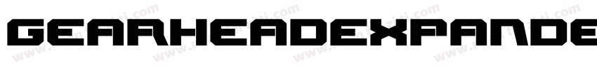 GearheadExpandedItalic-O41o字体转换