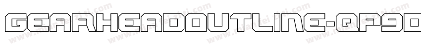 GearheadOutline-qP9d字体转换