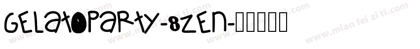 Gelatoparty-8zEn字体转换