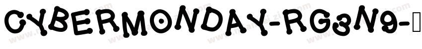 CyberMonday-rg3n9字体转换