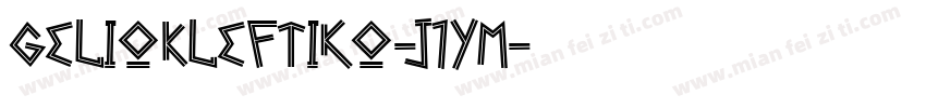 GelioKleftiko-j1YM字体转换