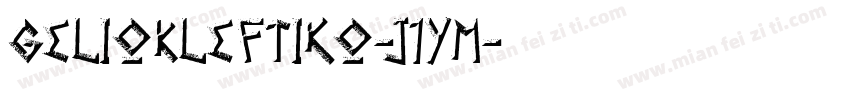 GelioKleftiko-j1YM字体转换