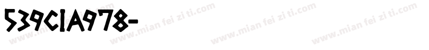 539cia978字体转换