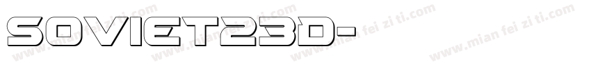 Soviet23D字体转换