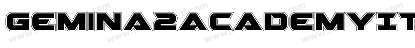 Gemina2AcademyItalic-En7n字体转换