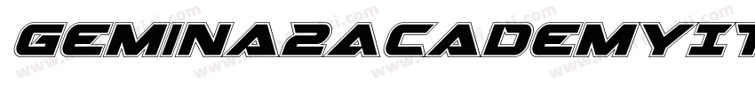 Gemina2AcademyItalic-En7n字体转换