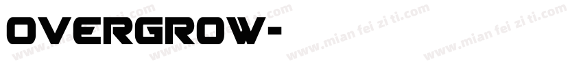 Overgrow字体转换