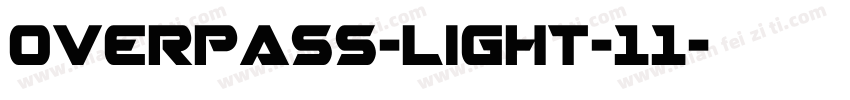 overpass-light-11字体转换