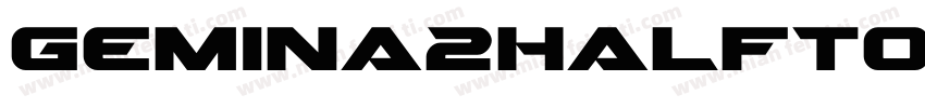 Gemina2Halftone-AVvL字体转换