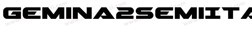 Gemina2SemiItalic-ydRm字体转换