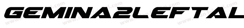 Gemina2Leftalic-6Wlg字体转换
