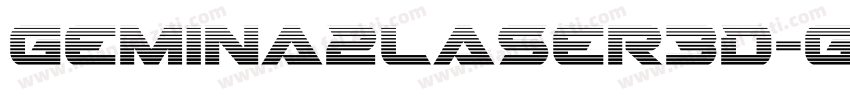 Gemina2Laser3D-GRLq字体转换