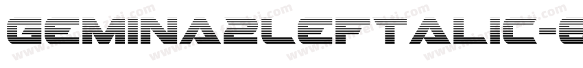 Gemina2Leftalic-6Wlg字体转换
