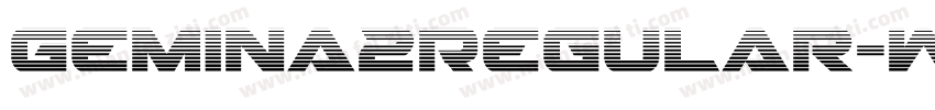 Gemina2Regular-WglE字体转换